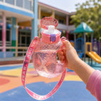 ALVENZA Kids Bear-Shaped Water Bottle – Fun, Leak-Resistant & Portable
