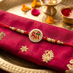 ALVENZA Rakshabandhan Shri Symbol Devnagari Rakhi – Traditional & Designer