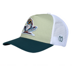Breathable Green Mesh Cap – Unisex Adjustable Fashion Accessory