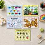 ALVENZA Learning Numbers Activity Book – Engaging Velcro Hands-On Kids Tool