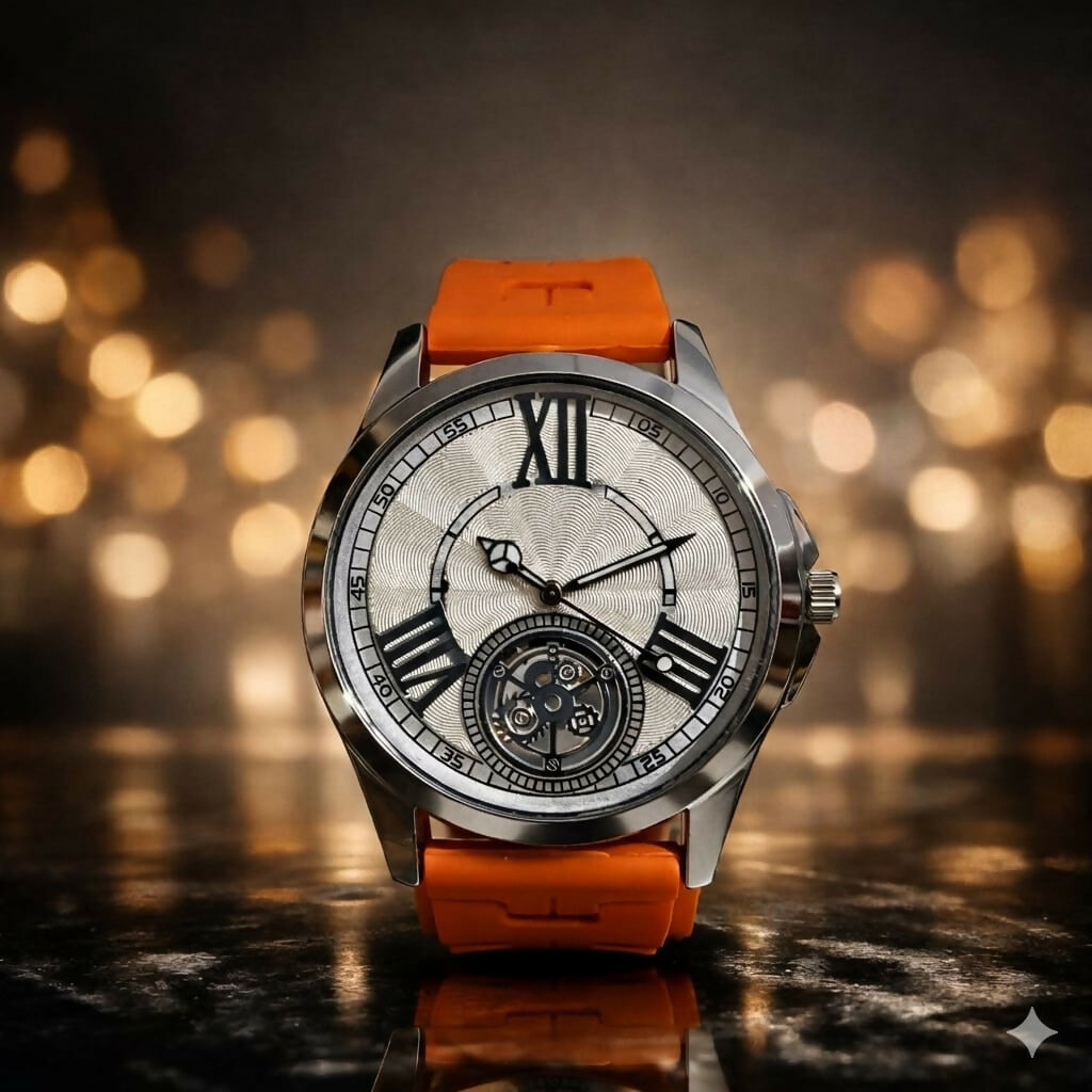 Sporty Analog Wrist Watch – Stylish Design & Bold Strap