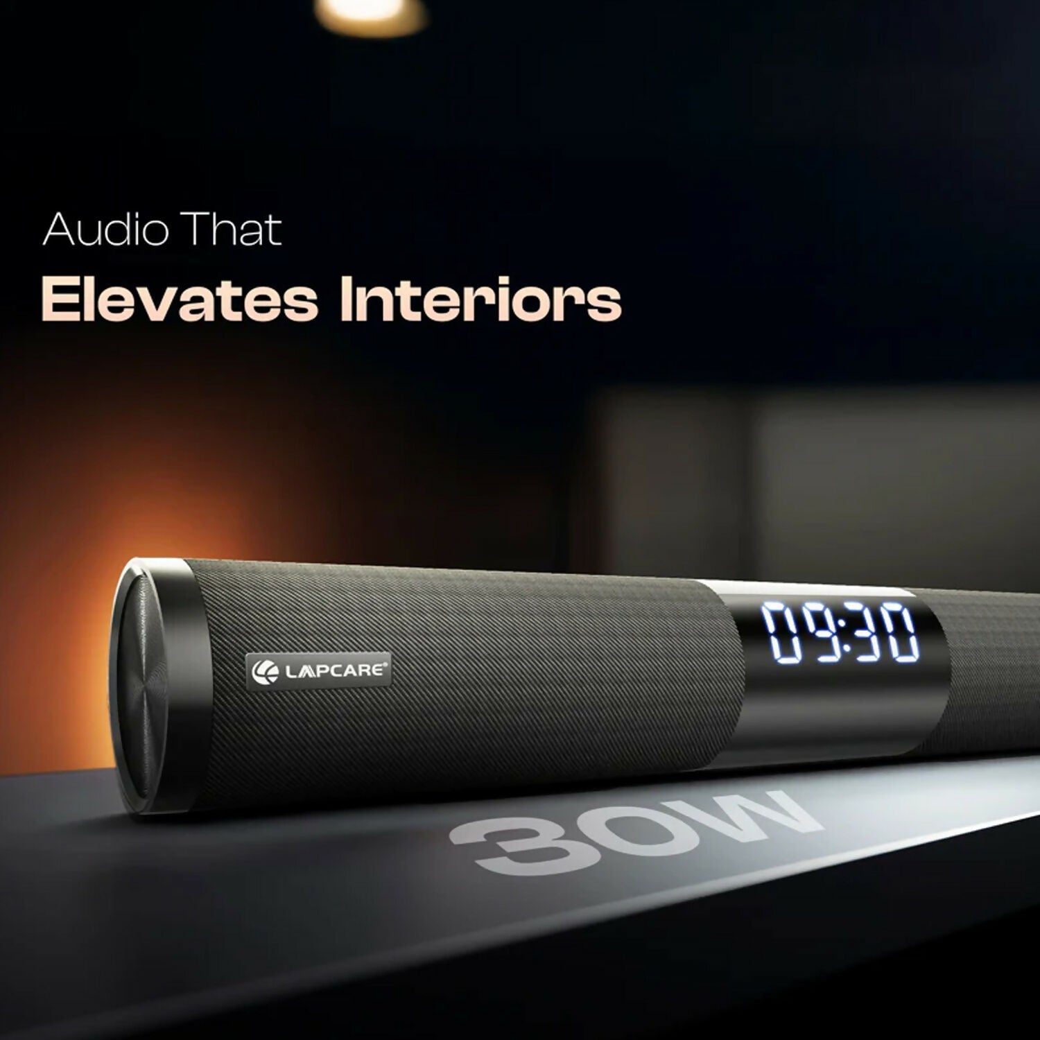 ALVENZA Wireless Bluetooth Speaker – Digital Clock & Portable Design