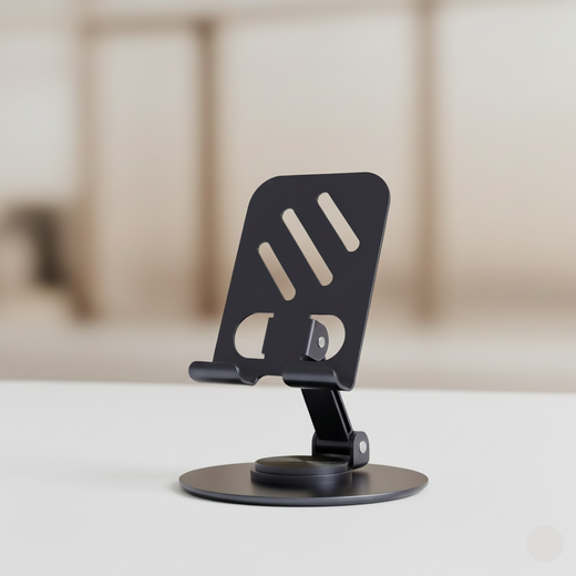 ALVENZA Mobile & Tablet Stand – 360° Rotation & Foldable Design for Easy Use