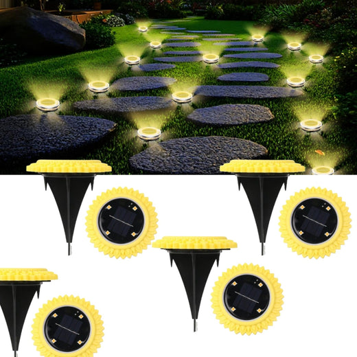 Solar Ground Lights – Waterproof LED Pathway Illumination
