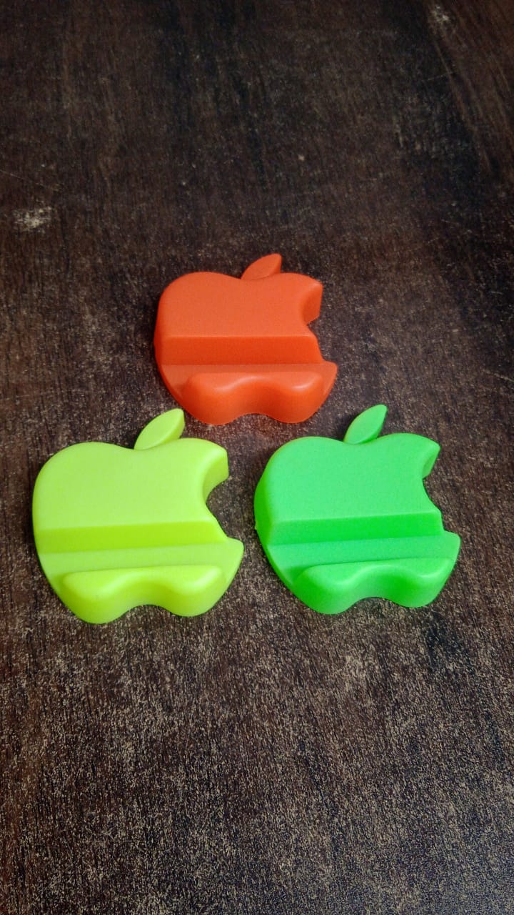 ALVENZA Apple Shape Mobile Phone Holder – Compact Plastic Stand