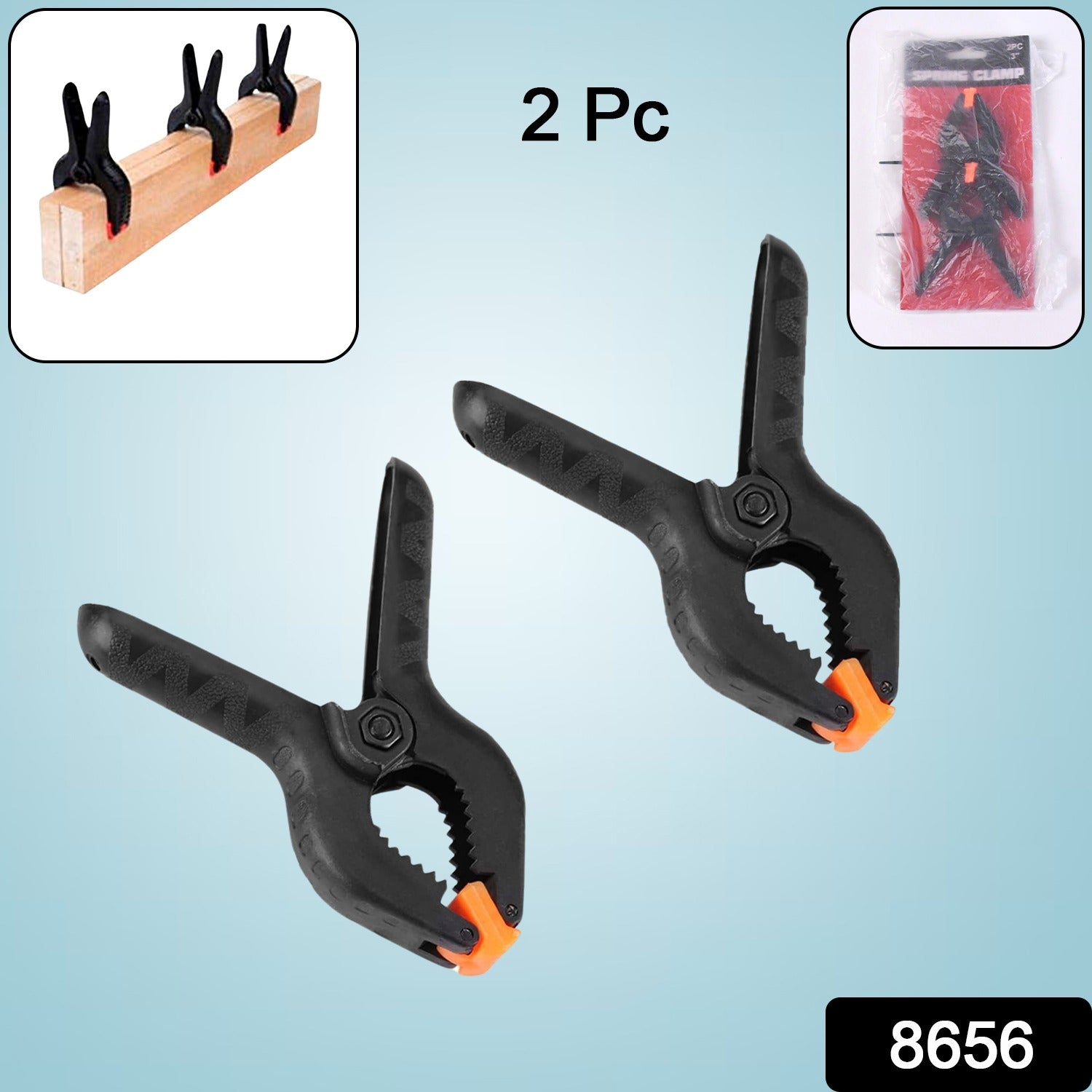 ALVENZA Spring Clamps for Screen Repair – 3-inch Heavy Duty (2 Pc) | Wagtail