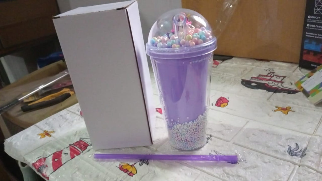 ALVENZA Kids LED Sipper Bottle with Toy & Straw – Fun Double Wall | Own Hydrate