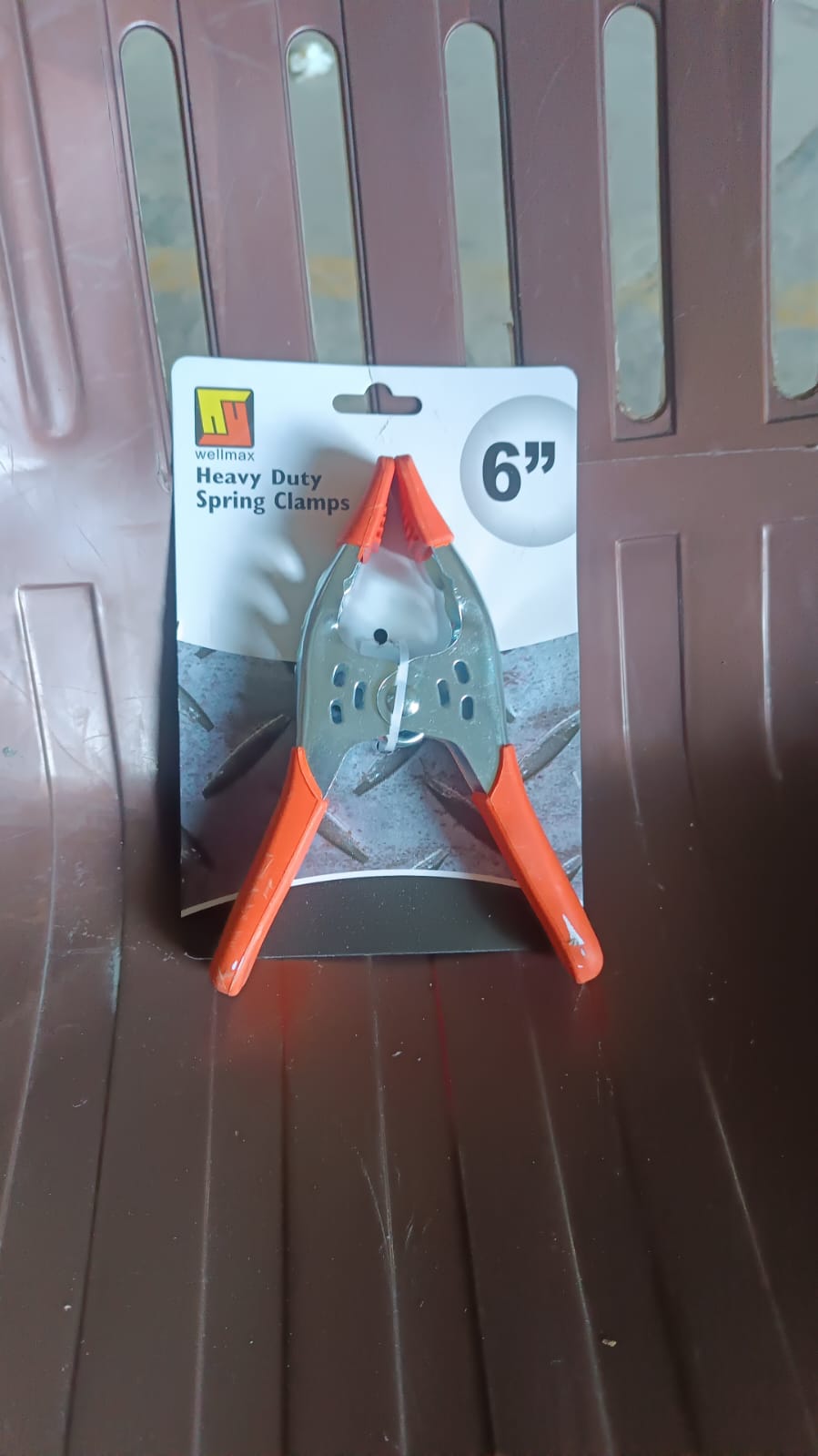 Heavy Duty Spring Clamp 6 Inch Metal, 3 Inch Jaw - Detail View 8