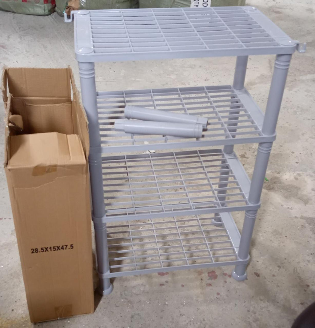 ALVENZA 4-Layer Storage Shelf – Narrow & Versatile Organizer | Organivo