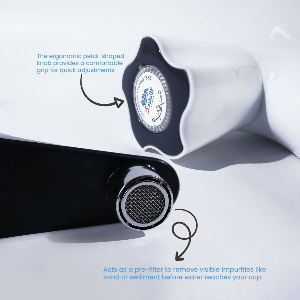 ALVENZA Plastic Water Tap - Durable Short Body with Leak-Proof Flow