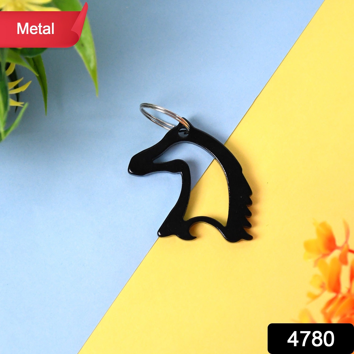 ALVENZA Horse Face Keychain – Durable Metal Equestrian Accessory | Styleva