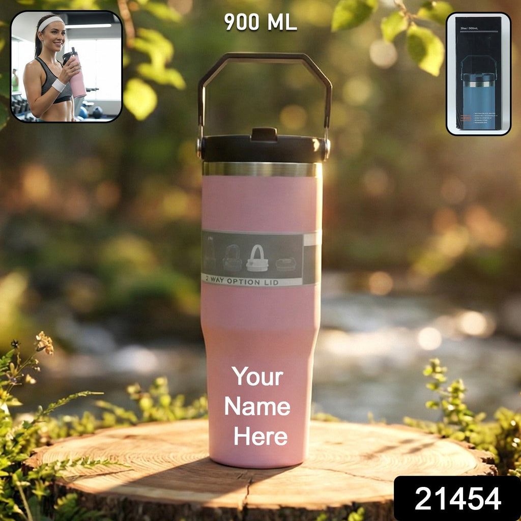 ALVENZA Insulated Travel Tumbler – Keeps Drinks Hot & Cold | 900 ML Capacity
