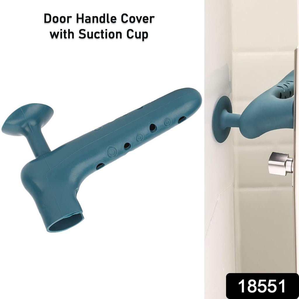 Silicone Door Handle Cover Quiet & Anti-Static Protection | Safelix - Side View