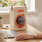 Portable Humidifying Air Cooling Fan Compact & Multi-Functional - Back View