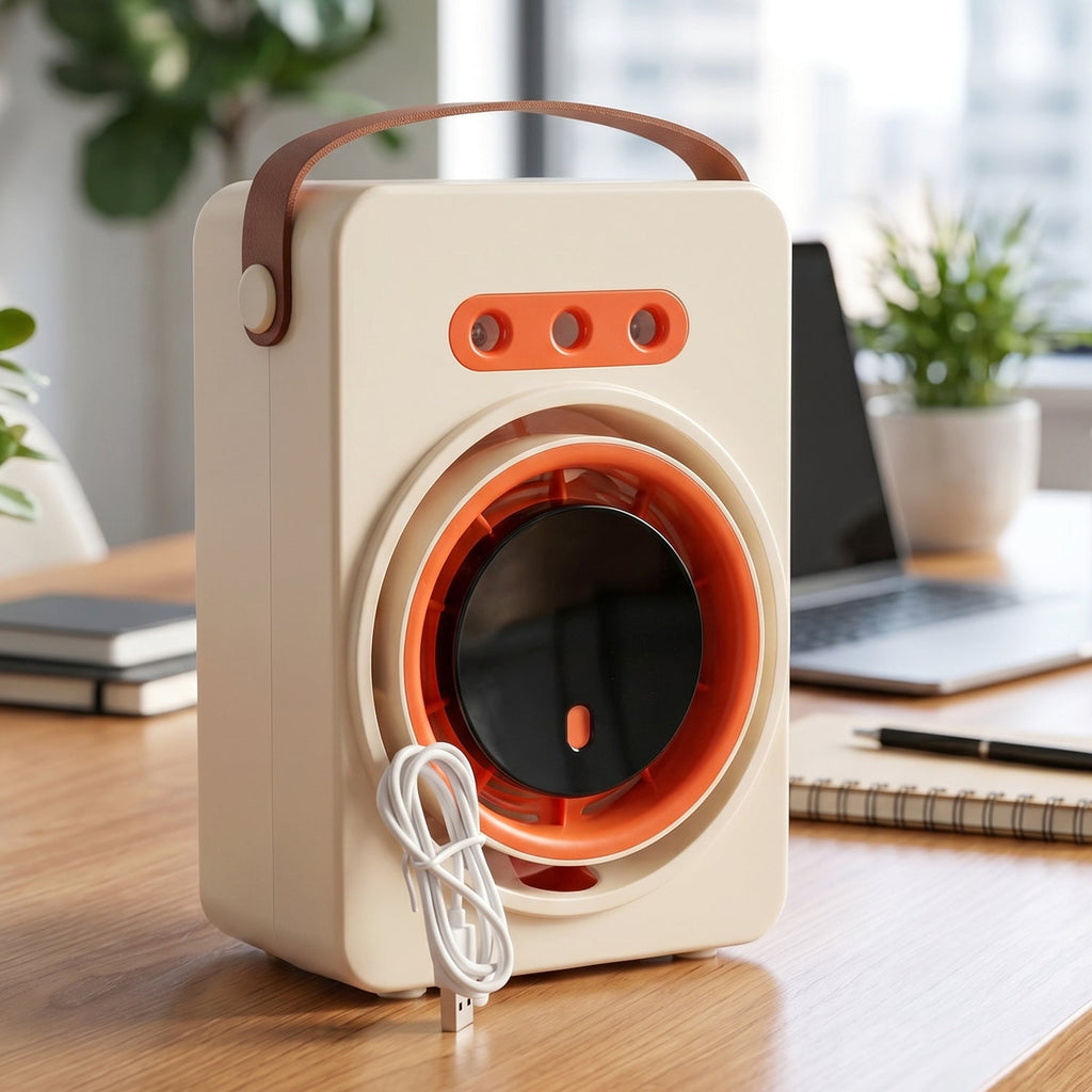 Portable Humidifying Air Cooling Fan Compact & Multi-Functional - Detail View 7
