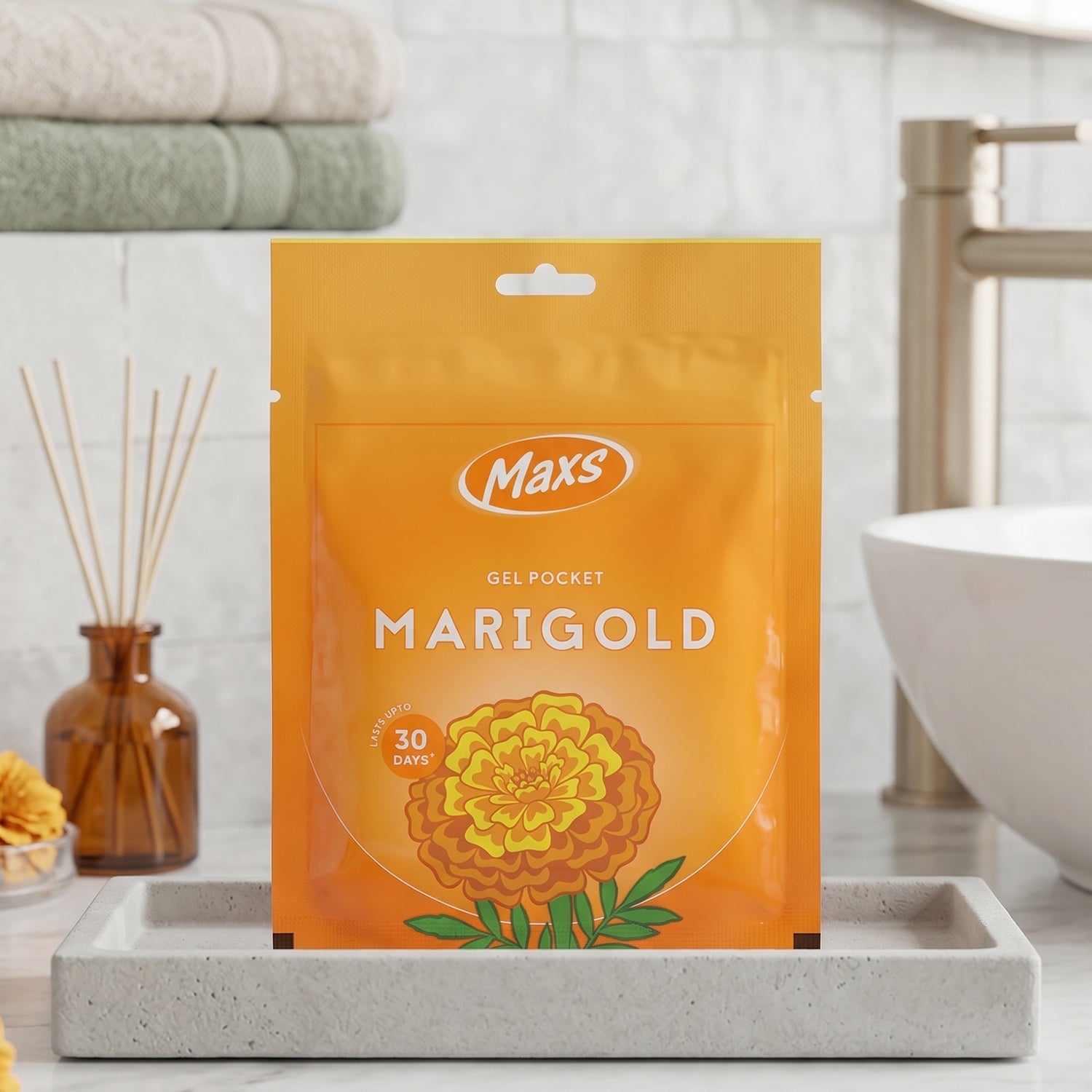 Marigold Gel Air Freshener Long-lasting Refreshing Fragrance - Detail View 7