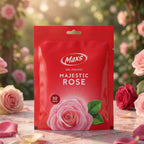 Maxs Majestic Rose Gel Air Freshener Long Lasting Fragrance - Side View
