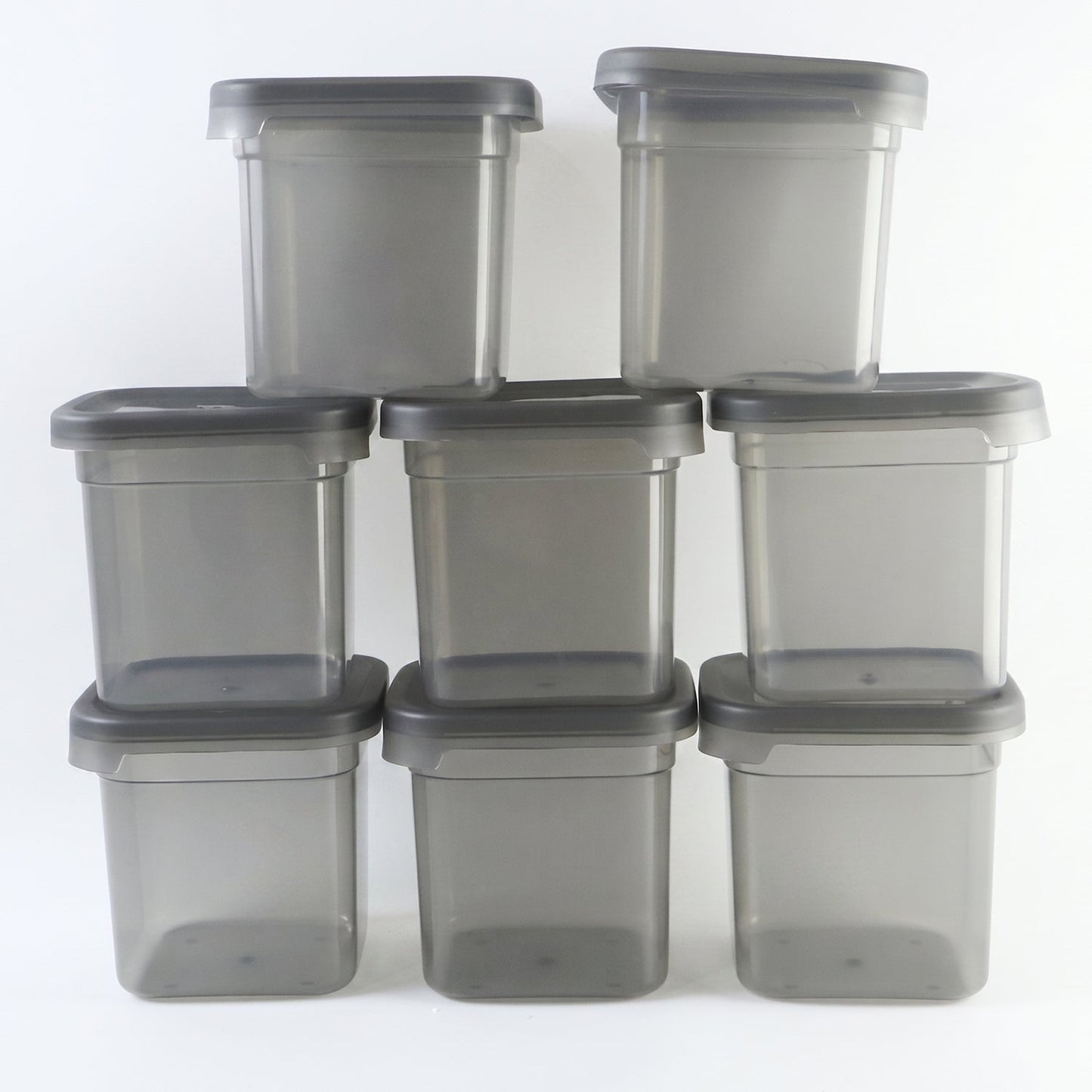  Plastic Food Storage Container Set 700ml Airtight Pantry Jars (8 Pc Set) - Detail 5