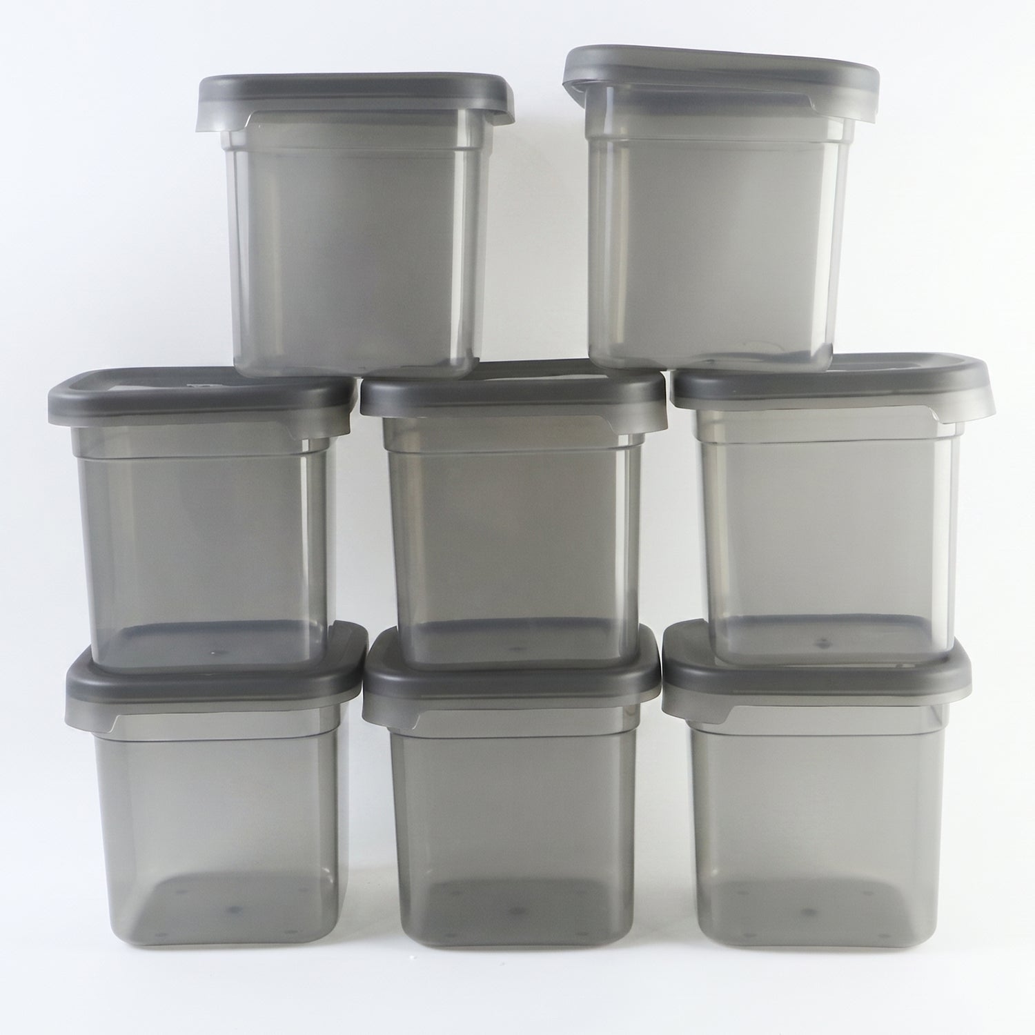  Plastic Food Storage Container Set 700ml Airtight Pantry Jars (8 Pc Set) - Detail 5