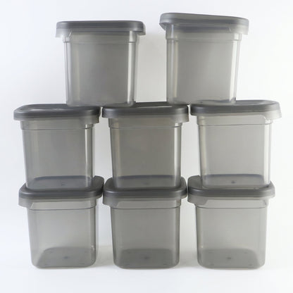  Plastic Food Storage Container Set 700ml Airtight Pantry Jars (8 Pc Set) - Detail 5