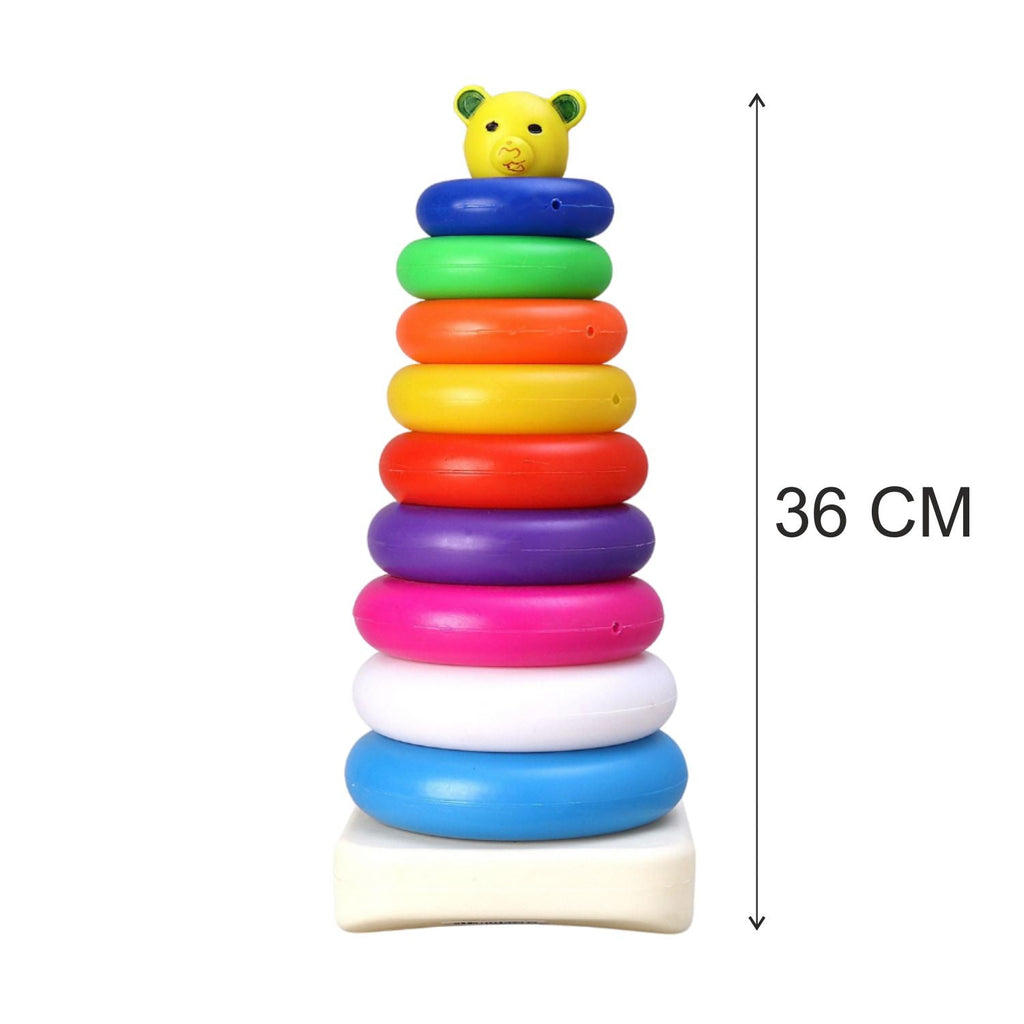  Teddy Bear Stacking Rings Toy – 9 Pcs Educational | ALVENZA - Detail 5