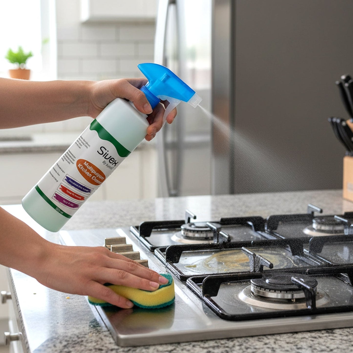  Kitchen Cleaner Spray Bottle – Powerful Multipurpose Grease Remover - Detail 5