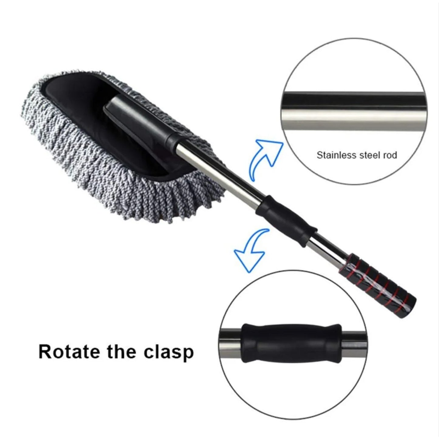  Car Duster – Retractable Handle Microfiber | ALVENZA - Detail 5