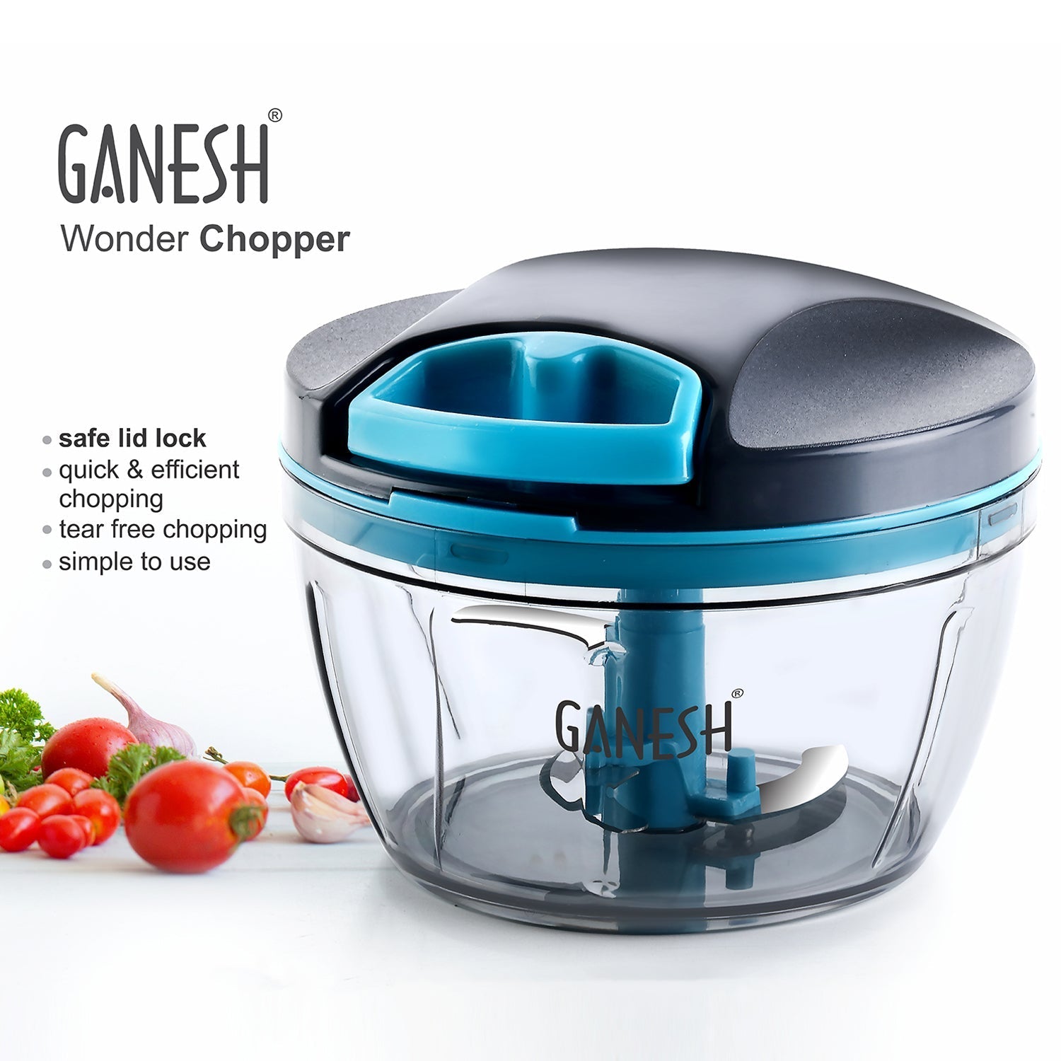  Hand Chopper 470ml – Tear-Free & Efficient | ALVENZA Wonder - Detail 5