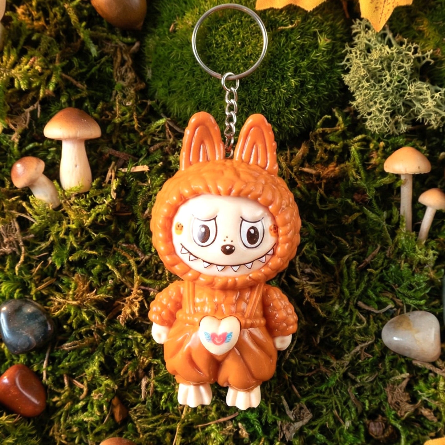  Face Changing Cartoon Keychain Toy – 3 Fun Expressions - Detail 5