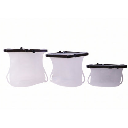  Reusable Silicone Food Bags – Set of 3 Leakproof Keepers | ALVENZA - Detail 5