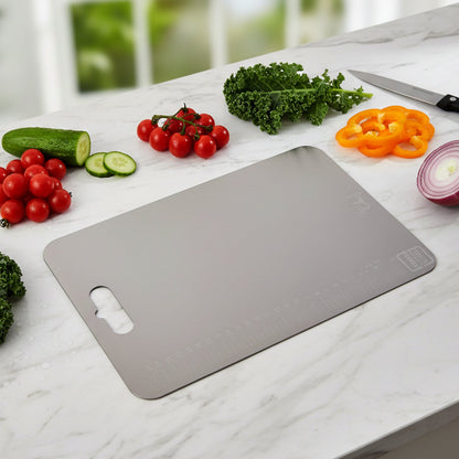  Large Stainless Steel Cutting Board – 31x20.5cm with Scale - Detail 5
