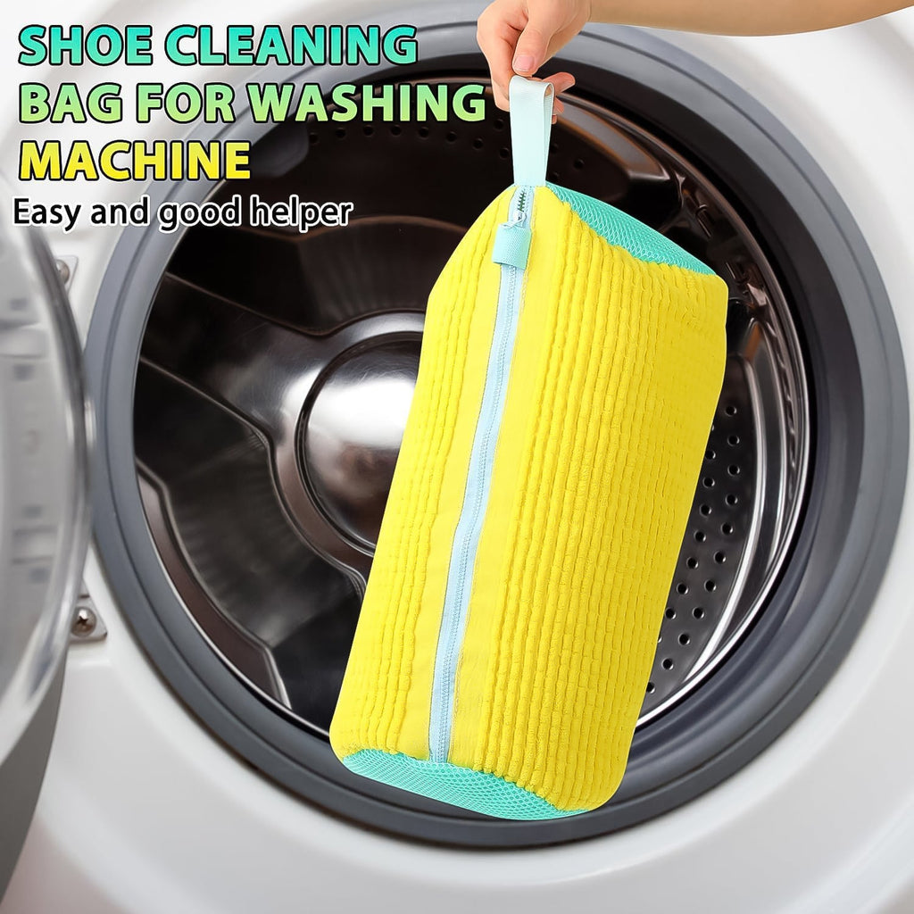  Shoe Washing Machine Bag – Microfiber Chenille Lining with Zipper - Detail 6