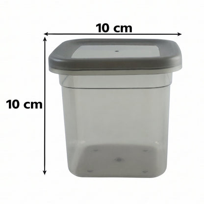  Plastic Food Storage Container Set 700ml Airtight Pantry Jars (8 Pc Set) - Detail 6