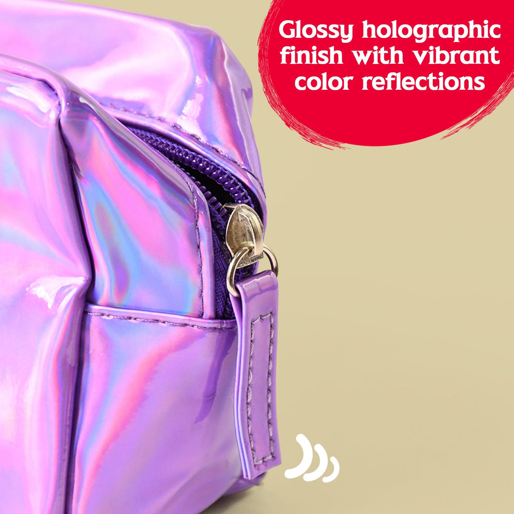  Holographic Waterproof Travel Cosmetic Pouch – Stylish & Durable - Detail 6