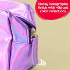  Holographic Waterproof Travel Cosmetic Pouch – Stylish & Durable - Detail 6