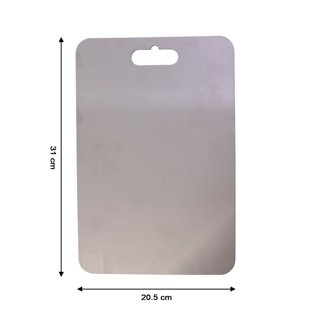  Large Stainless Steel Cutting Board – 31x20.5cm with Scale - Detail 6