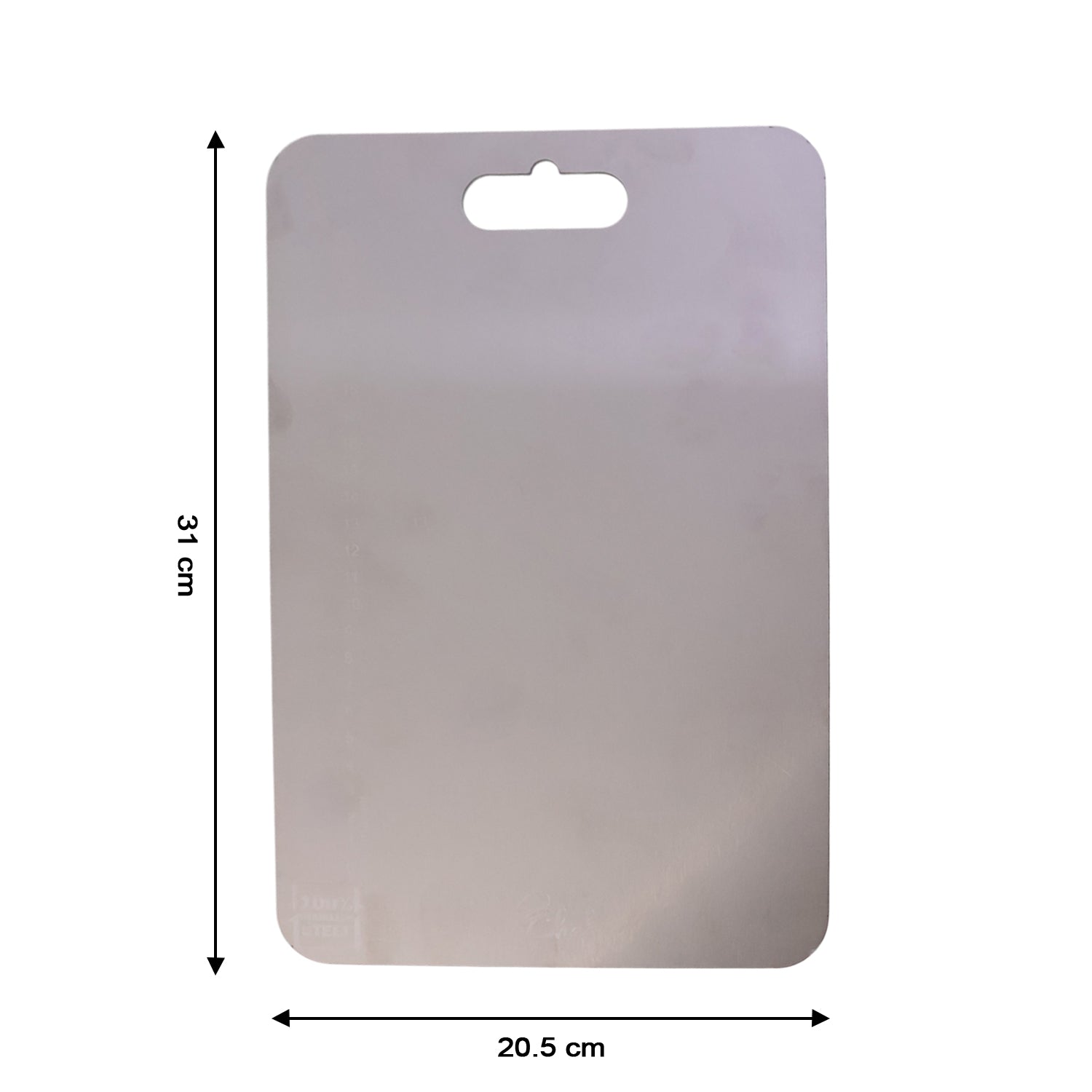  Large Stainless Steel Cutting Board – 31x20.5cm with Scale - Detail 6