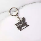  Radhe Krishna Metal Keychain – Durable Spiritual Key Holder - Detail 6