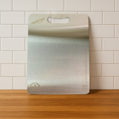  Stainless Steel Cutting Board – Rustproof with Handle 229x330mm - Detail 6