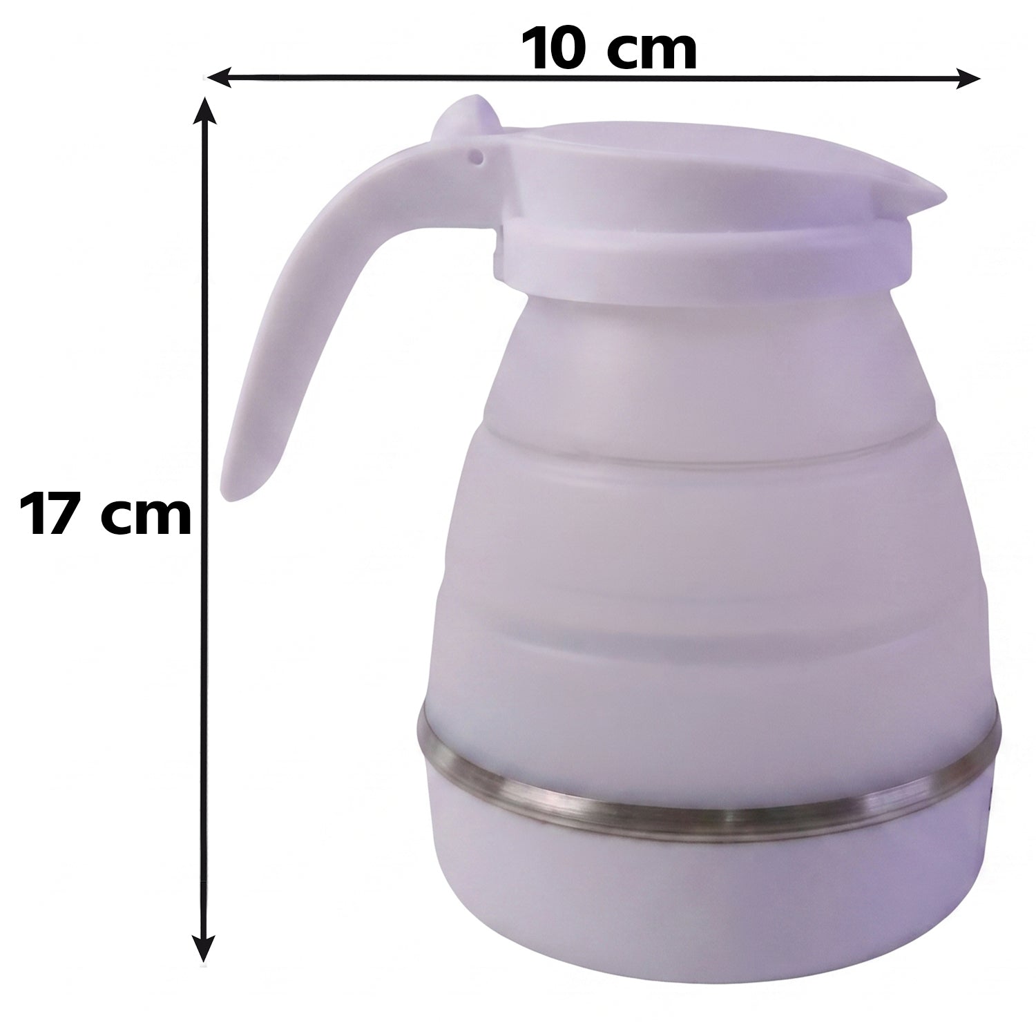 Collapsible Travel Electric Kettle 600ml Foldable Silicone Water Boiler (1 Pc) - Detail 6
