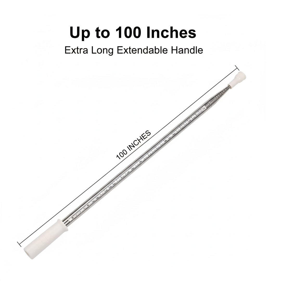  Microfiber Duster – 100-Inch Extendable Handle | ALVENZA - Detail 6