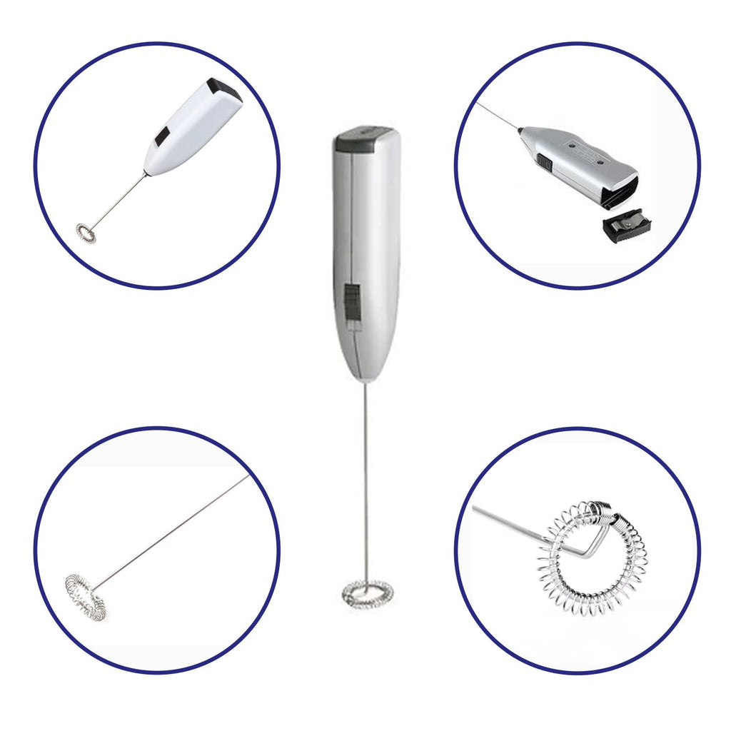 Electric Milk Frother – Handheld Wand Mixer for Coffee | ALVENZA - Detail 6