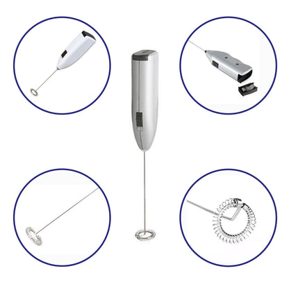  Electric Milk Frother – Handheld Wand Mixer for Coffee | ALVENZA - Detail 6