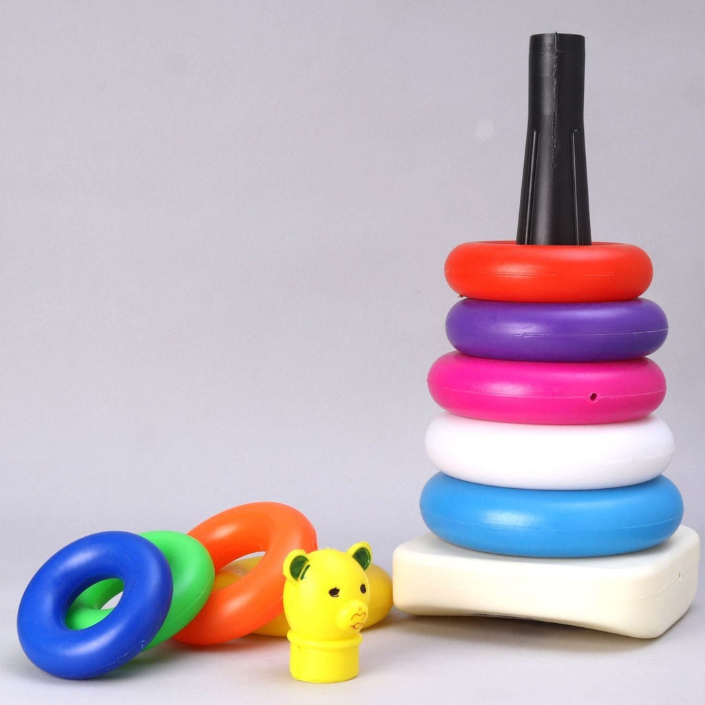  Teddy Bear Stacking Rings Toy – 9 Pcs Educational | ALVENZA - Detail 6