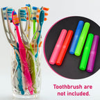  Travel Toothbrush Covers – 6pc Anti-Bacterial Set | ALVENZA - Detail 6