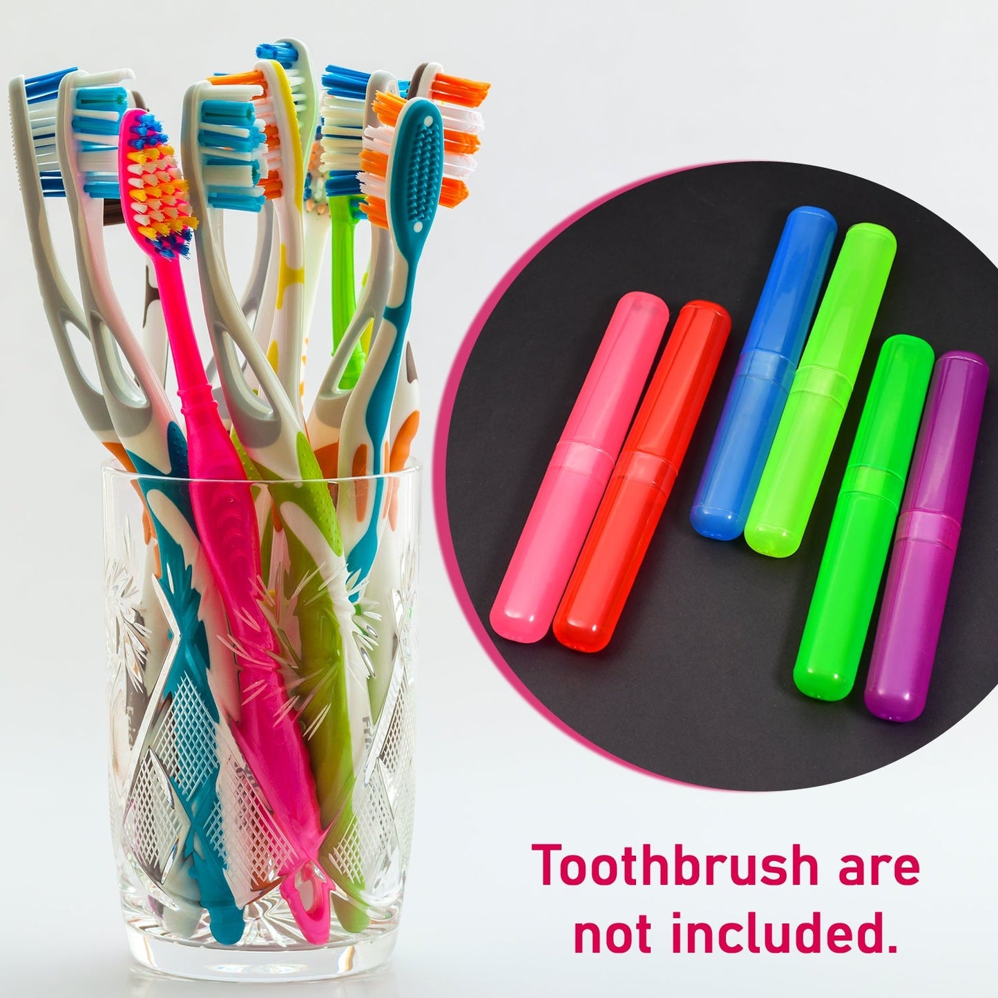  Travel Toothbrush Covers – 6pc Anti-Bacterial Set | ALVENZA - Detail 6
