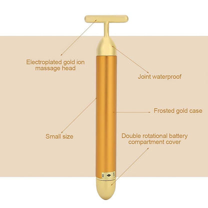  Vibrating Face Massager – Golden Energy for Radiant Skin | ALVENZA - Detail 6