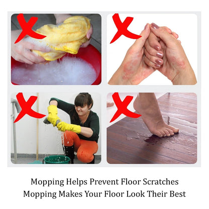  Spin Mop with Wheels & Large Bucket – Effortless Cleaning | ALVENZA - Detail 7