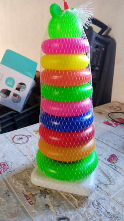  Teddy Bear Stacking Rings Toy – 9 Pcs Educational | ALVENZA - Detail 7