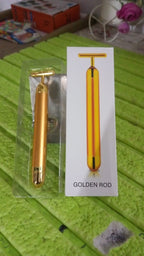  Vibrating Face Massager – Golden Energy for Radiant Skin | ALVENZA - Detail 7